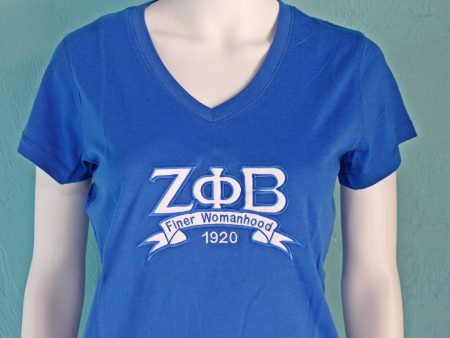 Zeta Phi Beta Banner Tee - Discontinued Fashion