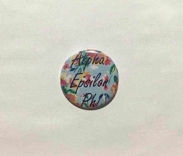 Alpha Epsilon Phi 2.25  Printed Button For Cheap