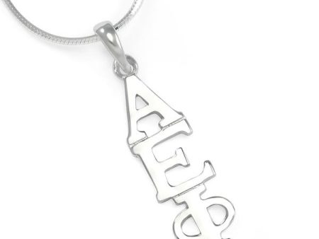 Alpha Epsilon Phi Sterling Silver Lavalier on Sale