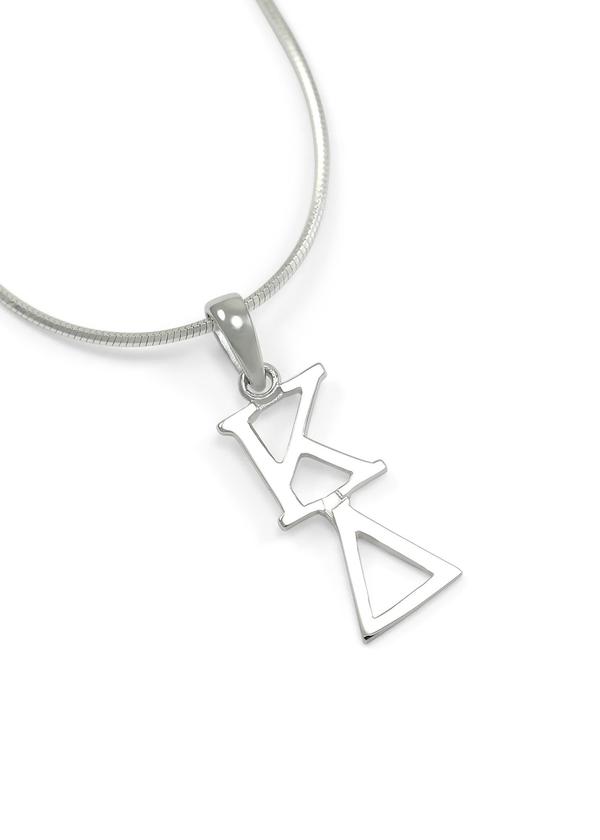 Kappa Delta Sterling Silver Lavaliere on Sale