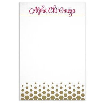 Alpha Chi Omega Notepad Online