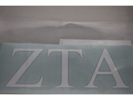 Zeta Tau Alpha Vinyl Decal Cheap