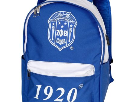 Zeta Phi Beta USB Port Backpack Sale