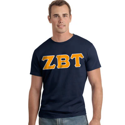 Zeta Beta Tau Greek Letter Tee Fashion