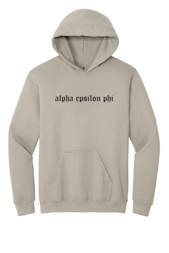 Alpha Epsilon Phi Embroidered Hooded Sweatshirt on Sale