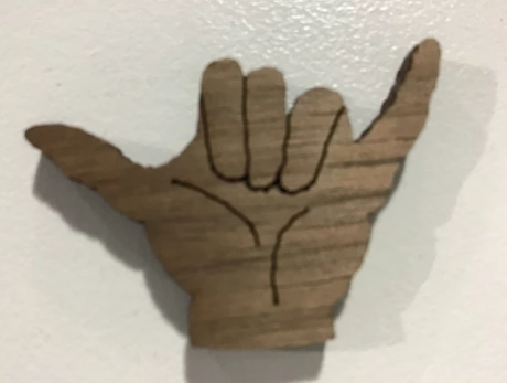 Alpha Hand Sign Mini Symbol Discount