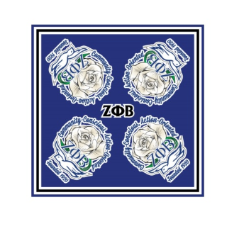 Zeta Phi Beta Silk Scarf Hot on Sale