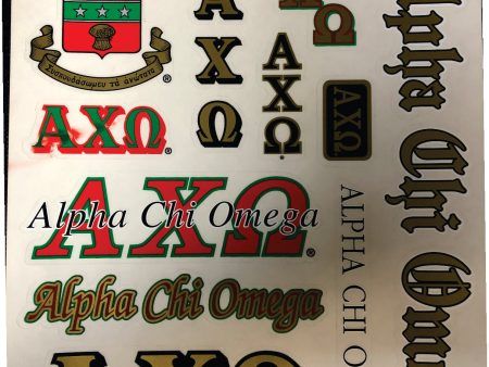 Alpha Chi Omega Decal Page - Discontinued Online now