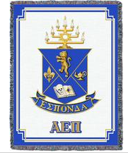 Alpha Epsilon Pi Afghan Hot on Sale